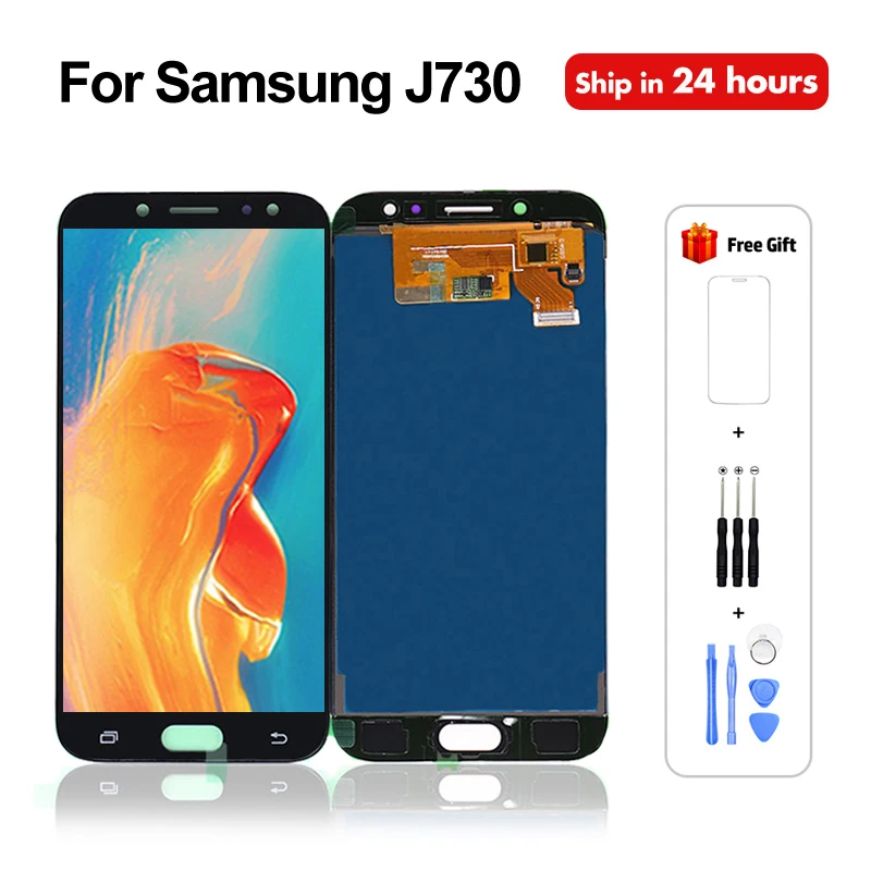 Сменный сенсорный ЖК экран AAA для SAMSUNG J7 2017 Pro J730 J730FM/DS J730F/DS 2017|Экраны мобильных