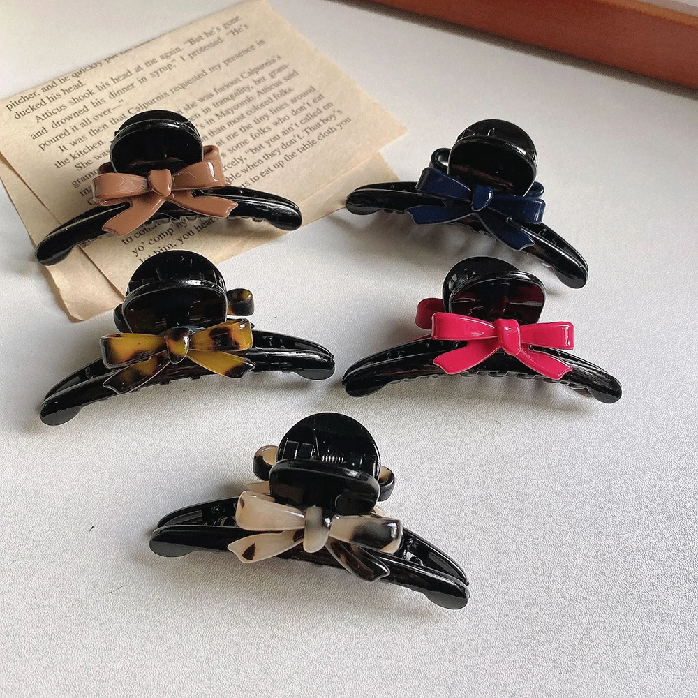 

Korea Style Joker Elegant Bowknot Small Hair Claws Women Girls Daily Hair Clips Crabs Clamps Hair Styling Accessories