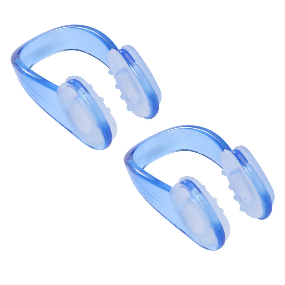 

2pcs Swimming Nose Clip Nose Protection Swimming Accessory for Adult (Black)