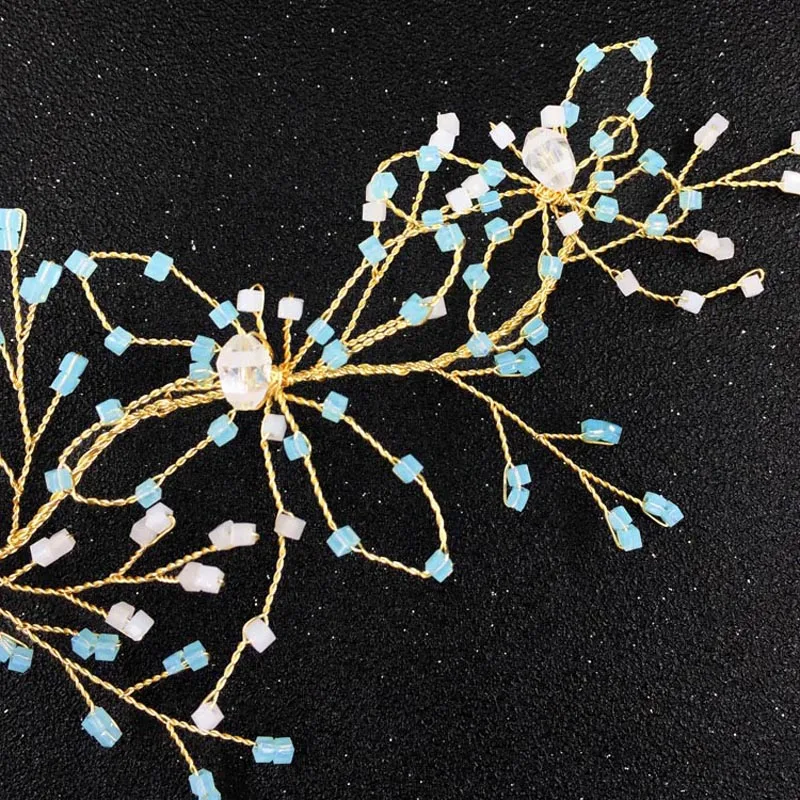 

Sweet Wedding Bridal Headpiece Crystal Hair Vine Headband Girl Photography Prop Hair Clip