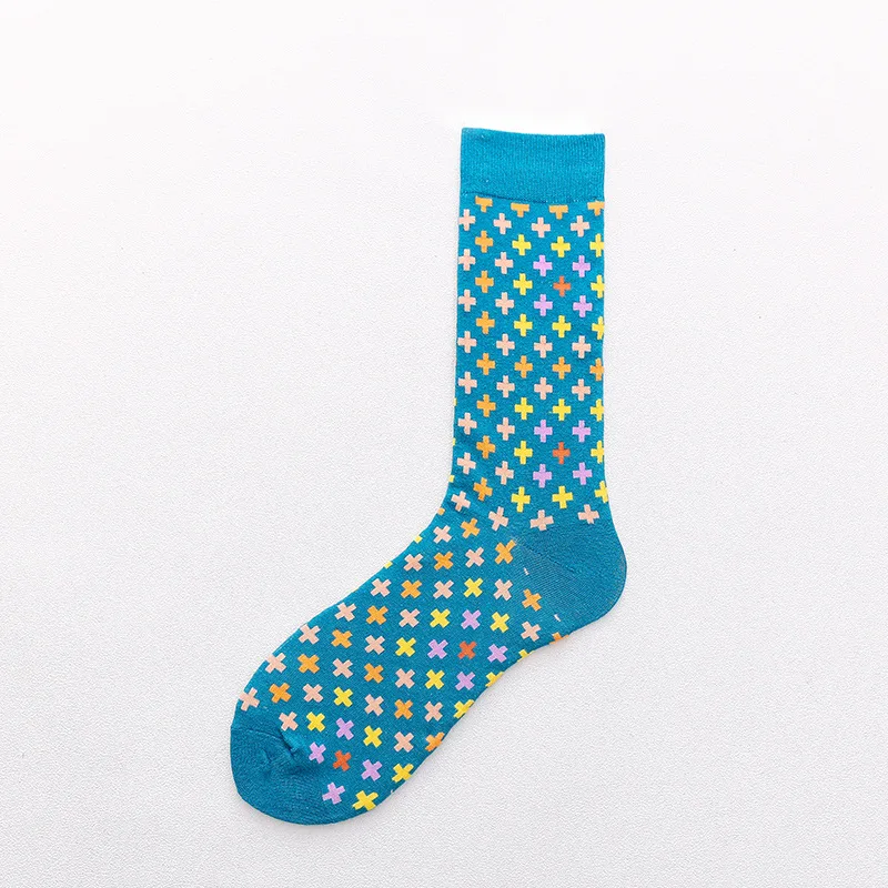 Скейтборд Chaussette Homme, Модные цветные женские носки с язычком, в европейском и американском стиле, в стиле хип-хоп, забавные носки Meias, Size36-42 - Цвет: 20