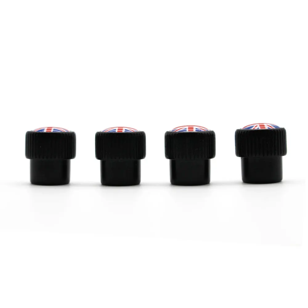 4 Pcs/Set Zinc Alloy England National Flag Tire Valve Stem Cap Wheel Air Caps for Auto Cars (Red Blue)|Стержни и колпачки