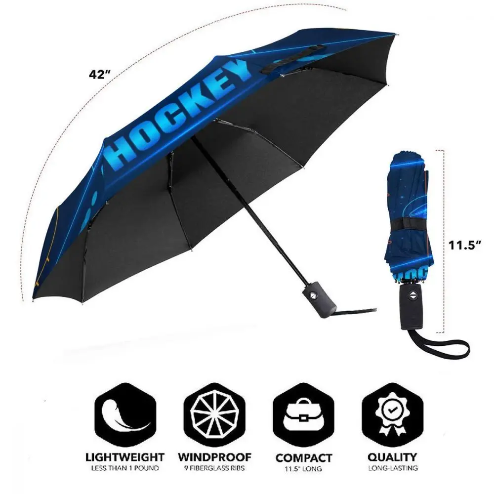 Prezzo Ombrello Automatico Pieghevole Resistente Al Vento Da Donna Linea Automatica Da Stadio Per Hockey Su Ghiaccio Con Ombrelli Antivento Puck Pioggia Per Uomo Ombrellone