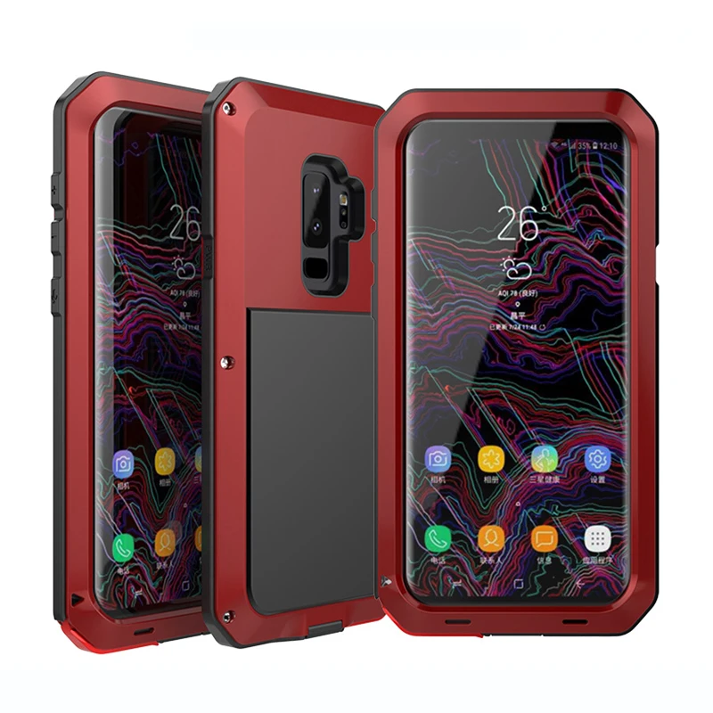 Чехол для Samsung Galaxy S10 Plus s7 edge s8 s9 s10e роскошный бронированный противоударный