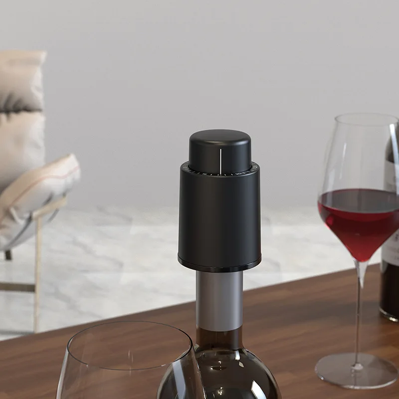 Sacacorchos el&eacute;ctrico para abrir botellas de vino tinto, Kit de decantador r&aacute;pido autom&aacute;tico, cortador de papel de aluminio, herramienta de cocina, 24 piezas-2