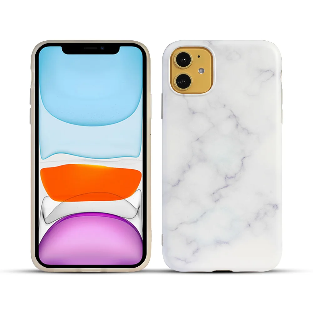 

Luxury matte IMD TPU marble phone case soft rubber silicone cover for iphone 11 pro