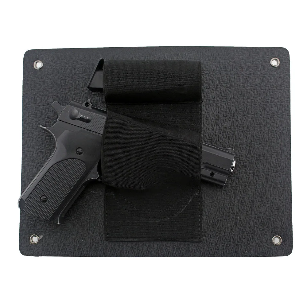 

Concealed Carry Tactical Gun Holster Stealth Under Desk Chair Pistol Holster Gun Concealment Hunting Handgun Storage Solution