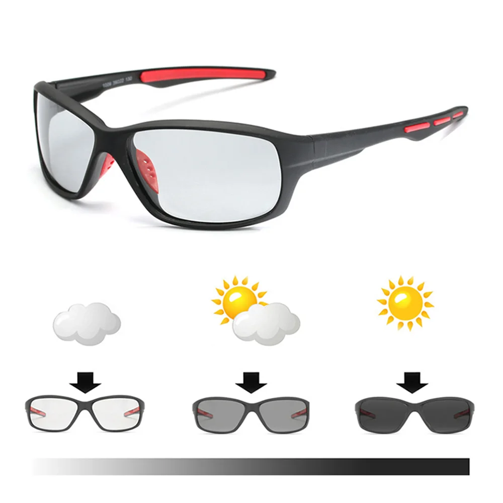 Поляризованные солнцезащитные очки спортивные фотохромные для горных
