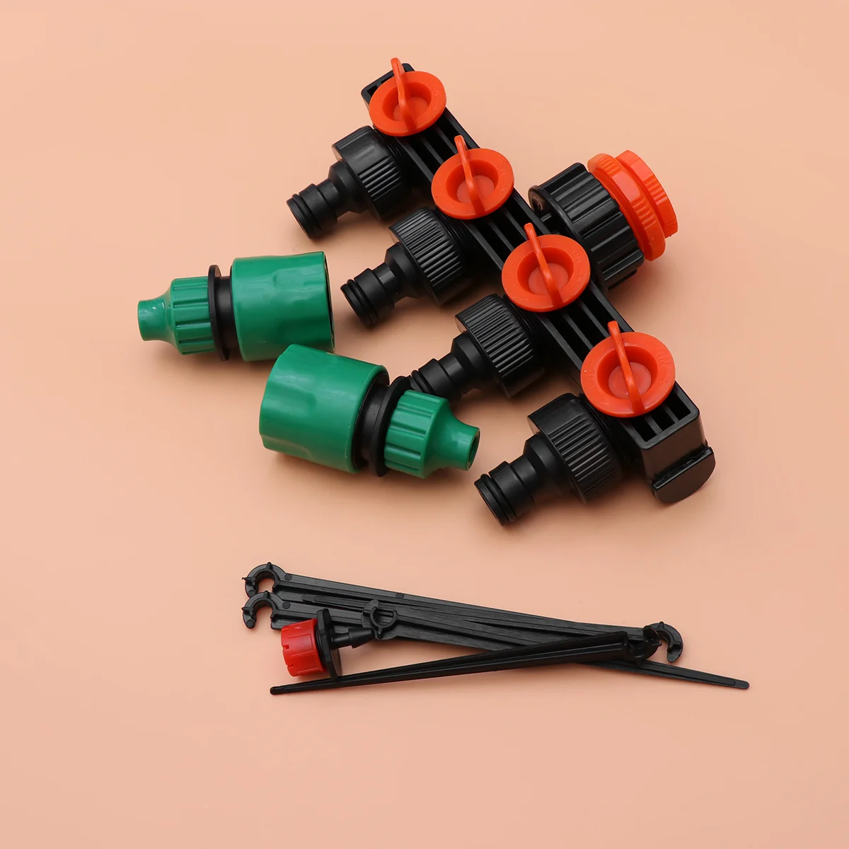 

Садовый капельный полив 156 шт., микрокапельная система для орошения «сделай сам», 4-ходовой водяной шланг, сплиттер, 50 м, капельницы для шланг...