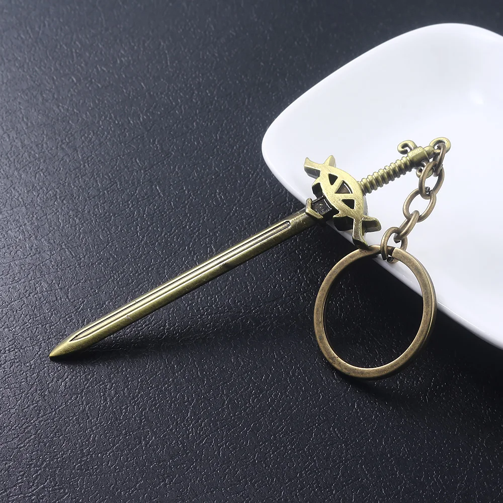 

Various Sword Keychains Dark Souls Artorias Great Sword Keychain Domineering Trendy Metal Keyring Hanging Pendant Jewelry Gift