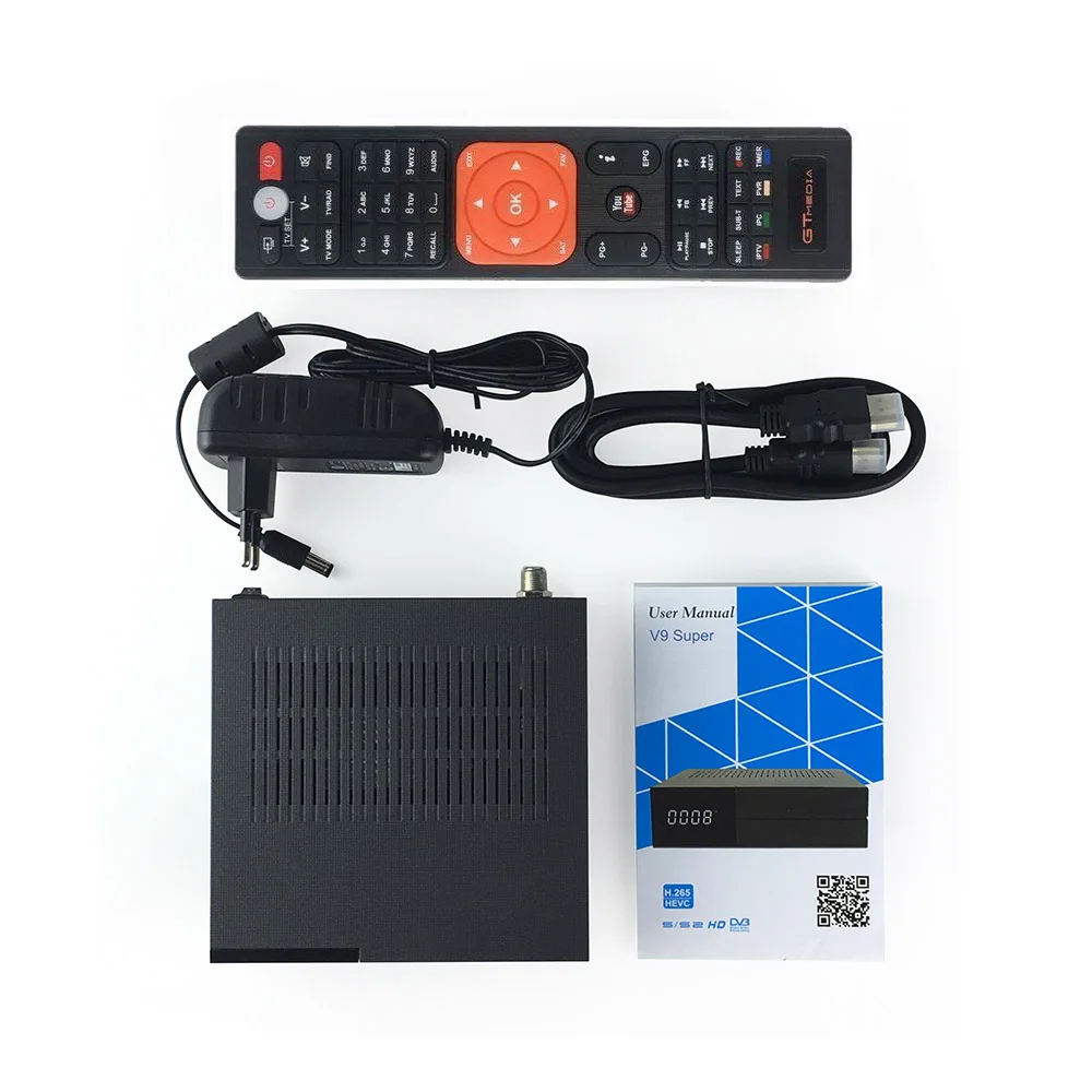 Супер Спутниковый ресивер GTmedia V9 Freesat V9 супер обновленный GTmedia V8 Nova V8 Super с CCcam Cline для 1 года Европы