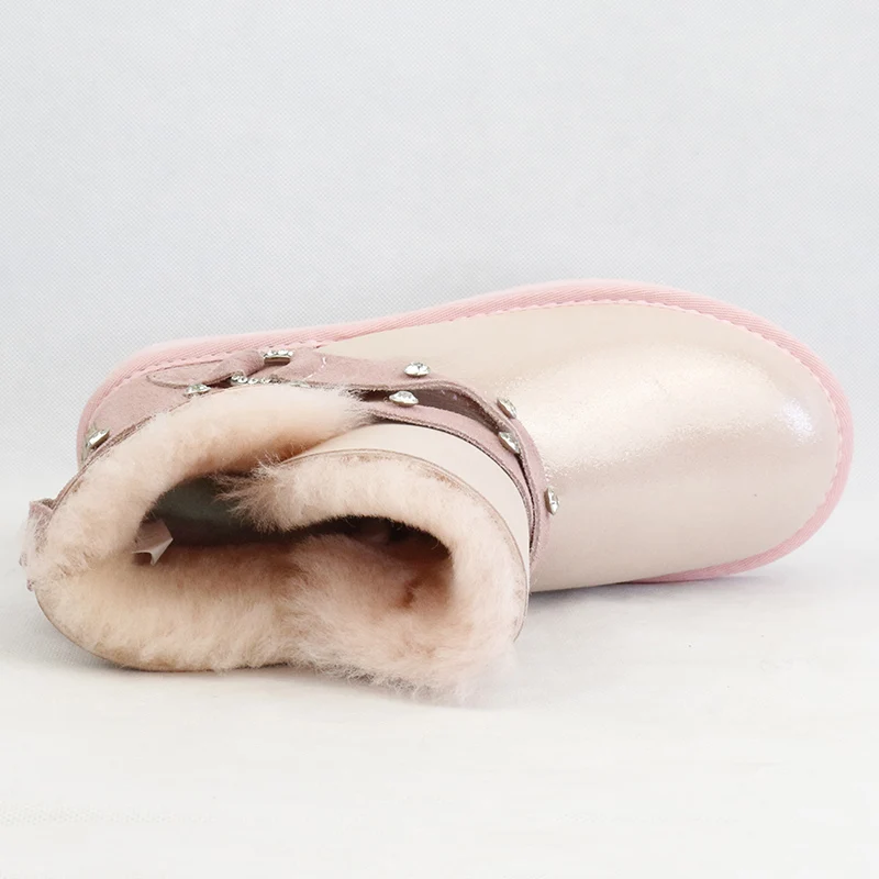 Ботинки женские зимние из натуральной овечьей кожи 100% натуральный мех с