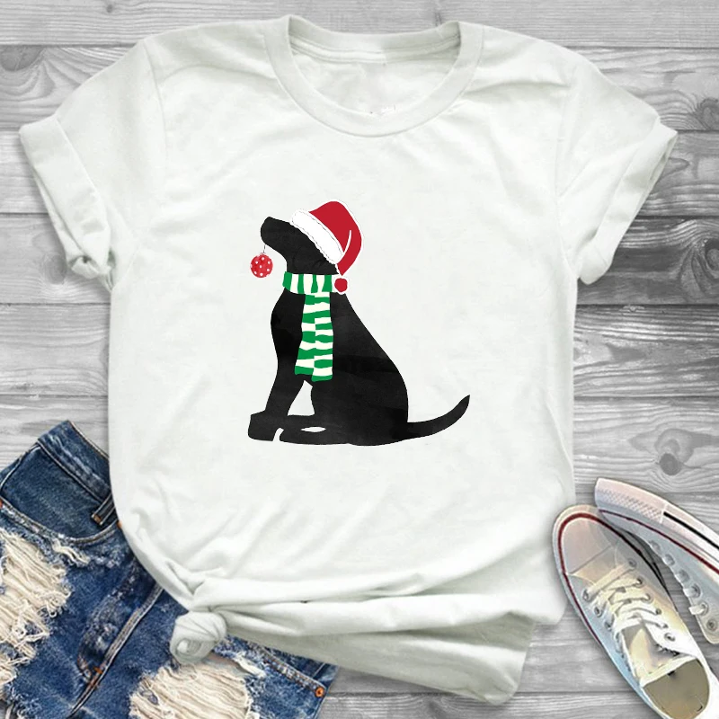 Tee Shirt Tees T-shirts Women Fashion Clothing Plaid Tree Truck New Year Merry Christmas Womens Female Graphic T Shirt T-Shirt