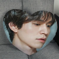 hot sale custom lee dong wook actor heart shape pillow covers bedding comfortable cushionhigh quality pillow cases
