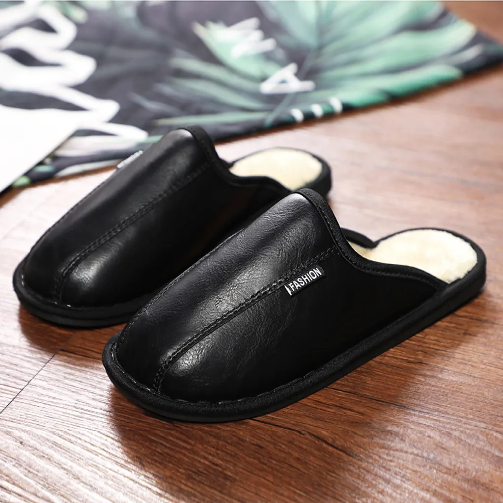 SAGACE мужские и женские домашние тапочки теплая обувь на платформе хлопковые