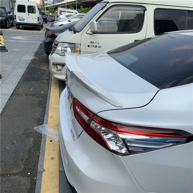 Спойлер для Toyota Camry 2018-2020 YFRD ABS Материал заднее крыло автомобиля праймер цвет