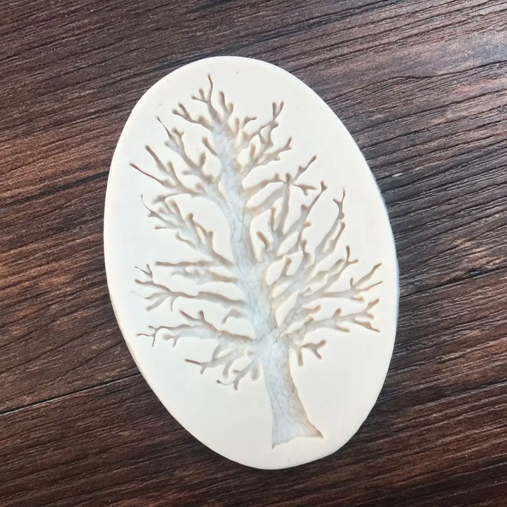 3D Дерево Силиконовые формы для украшения торта DIY выпечки блюдо шоколадное