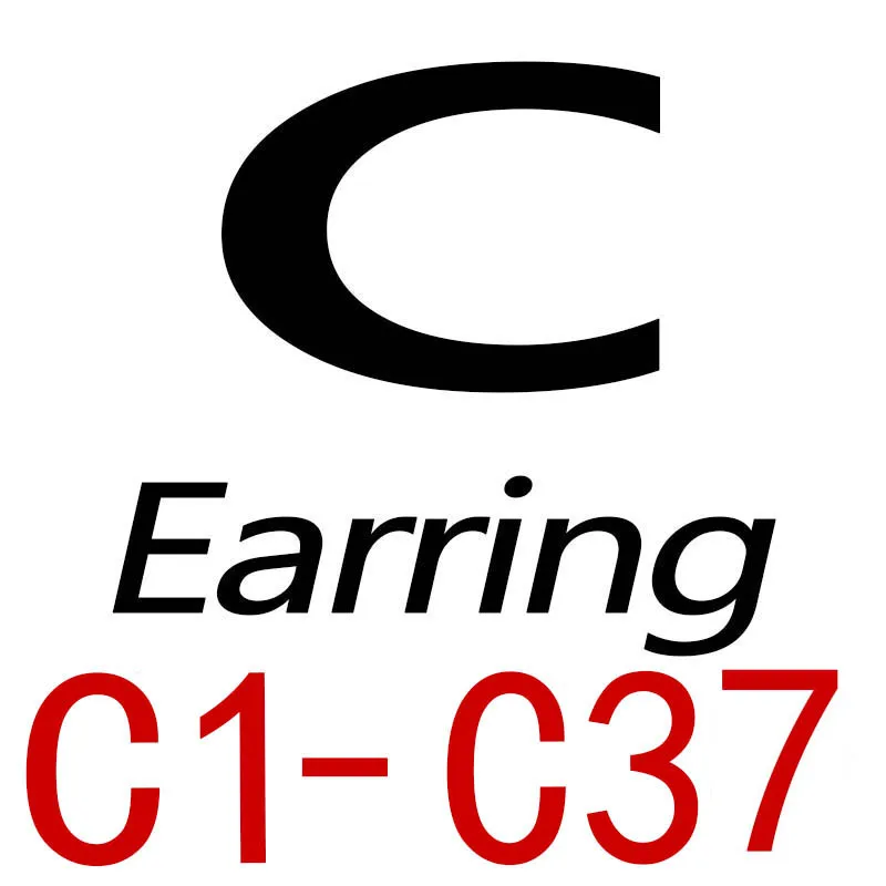 Женские серьги в стиле бохо с буквой С эффектные модные ювелирные изделия