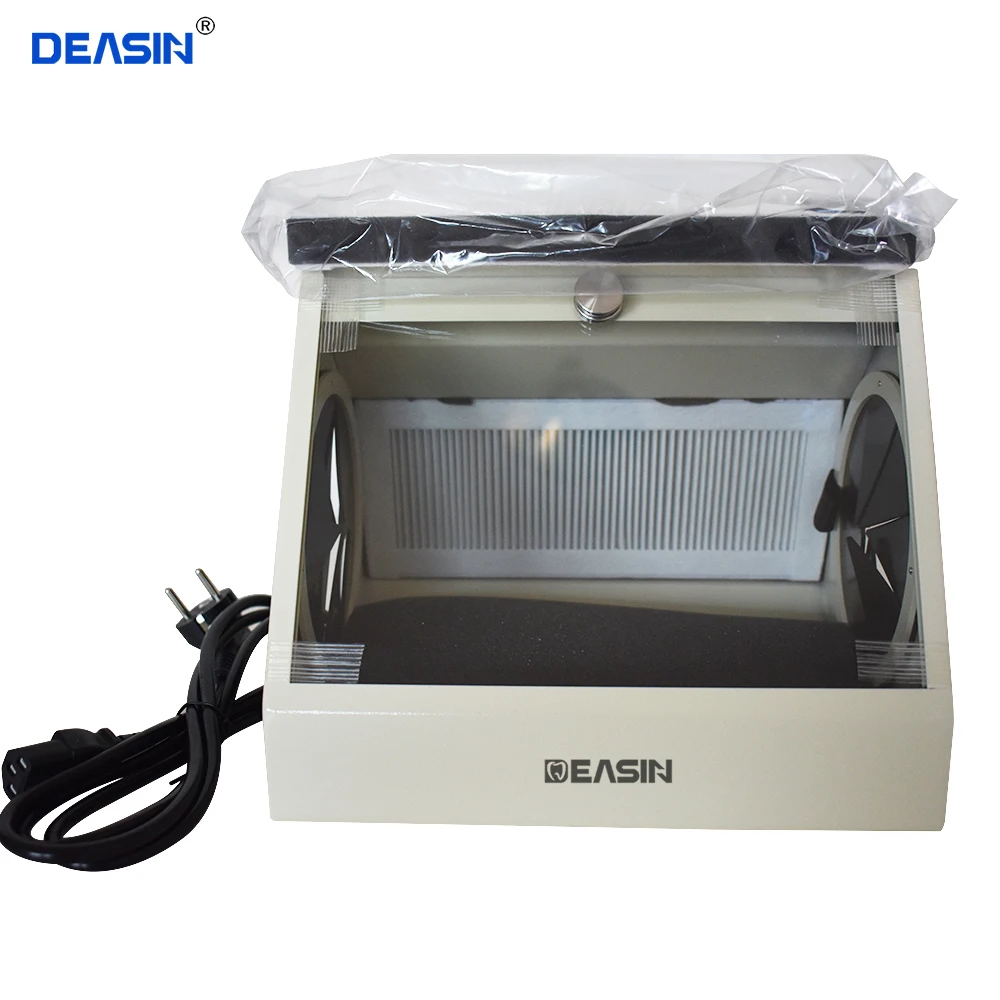 Dental Grinding Polishing Box Lapping Protector Sandblasting Dust-proof Case Sandblaster Dust Collector | Красота и здоровье