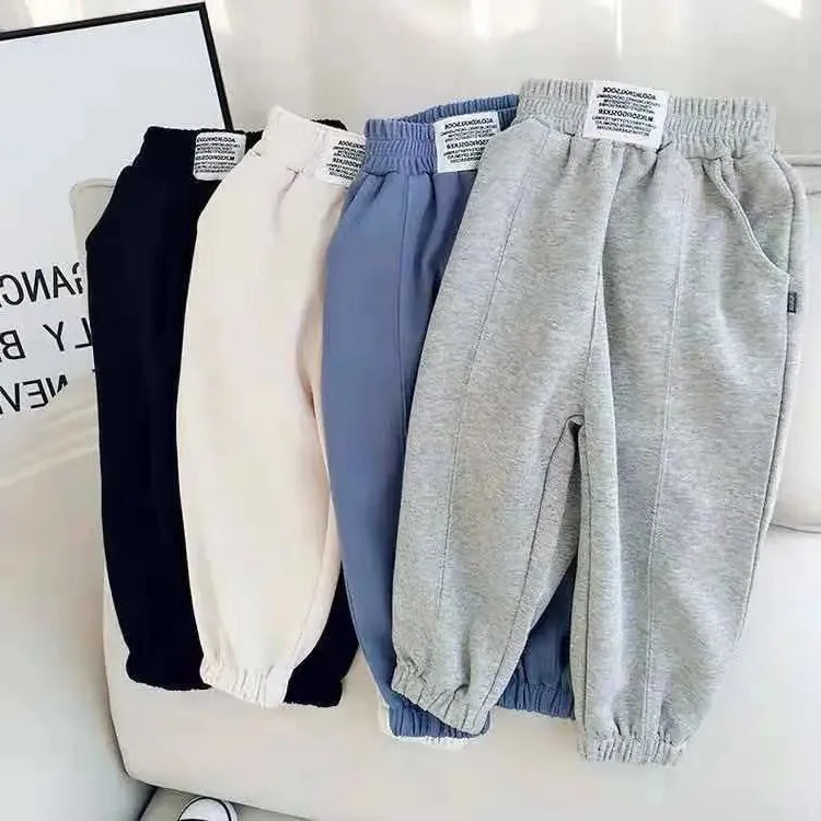 

Children's Clothing New 2021 Spring and Autumn Korean Baby Boys and Girls Loose Sweatpants Children's Baby Nursery Trousers Pant