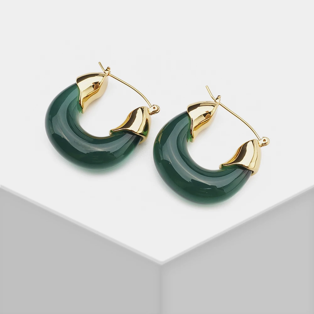 

Amorita boutique EH34485-G29 grace fashion Anaphylaxis ear shots hoop earring