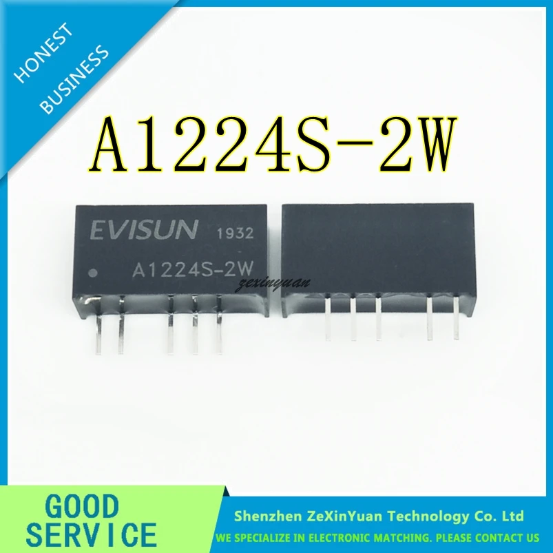 Новый изолированный модуль питания постоянного тока 2 шт. 10 Φ A1224S SIP 5 12 переменных