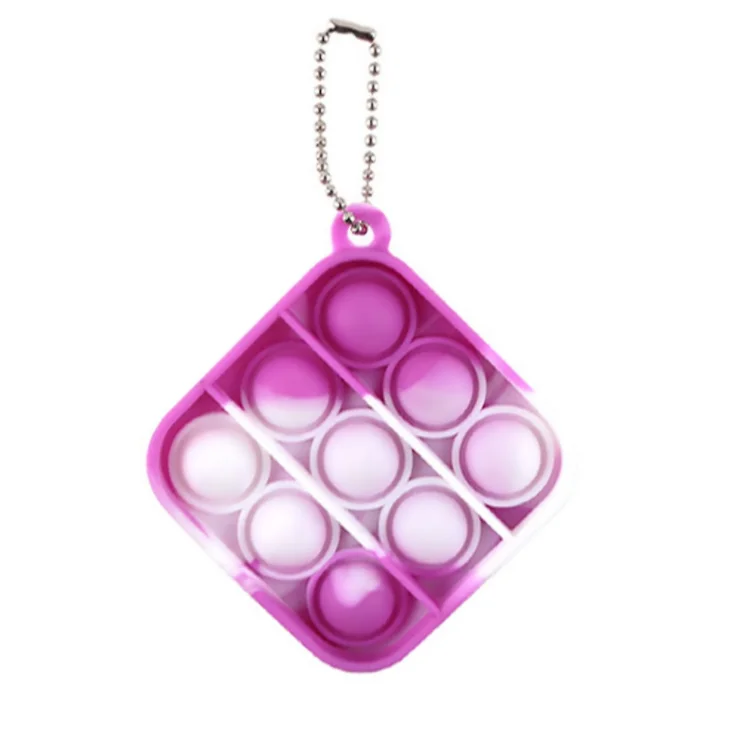 

Antistress Simpl Dimmer 1pc Push Bubble Sensory Fidget Toy Key Ring Educational Toy 2021 Childs Keychain
