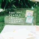 Доска для заметок, пластиковый держатель для телефона, творческий прозрачный акрил