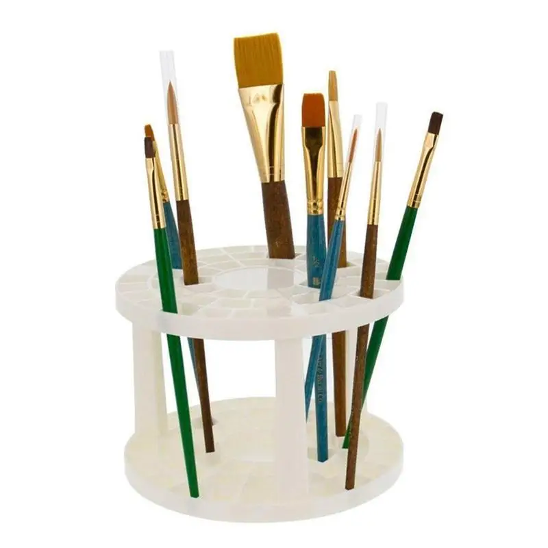 1 Set 49/12 Holes Circular Shaped Pen Holder Diy Assembled Storage Box Multi-Function Placed Brush Art Painting Supplies | Канцтовары