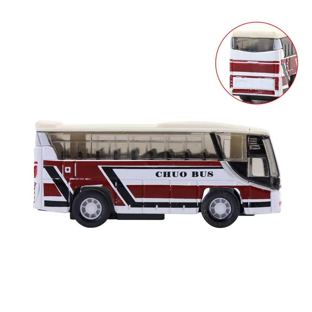 C10003 4 шт. модель автобусов 1:100 HO TT масштаб железнодорожная схема литья под давлением