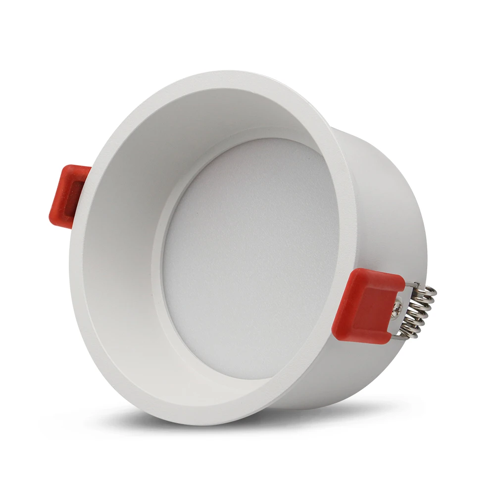 Luz descendente LED regulable, lámpara de techo antideslumbrante de 15W y 12W, CA de 220V y 110V, foco led, dormitorio, cocina