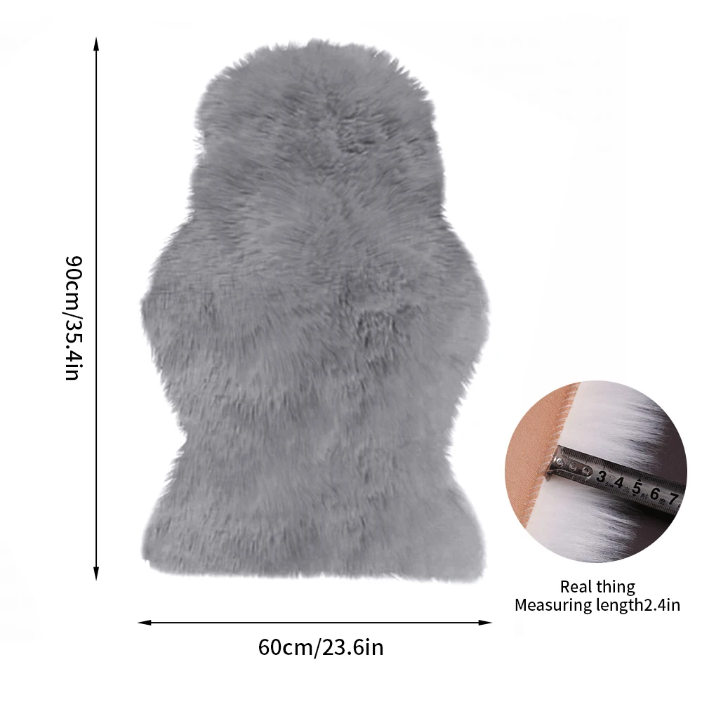 Искусственный мех Искусственная овчина ковер моющееся сиденье пушистые коврики