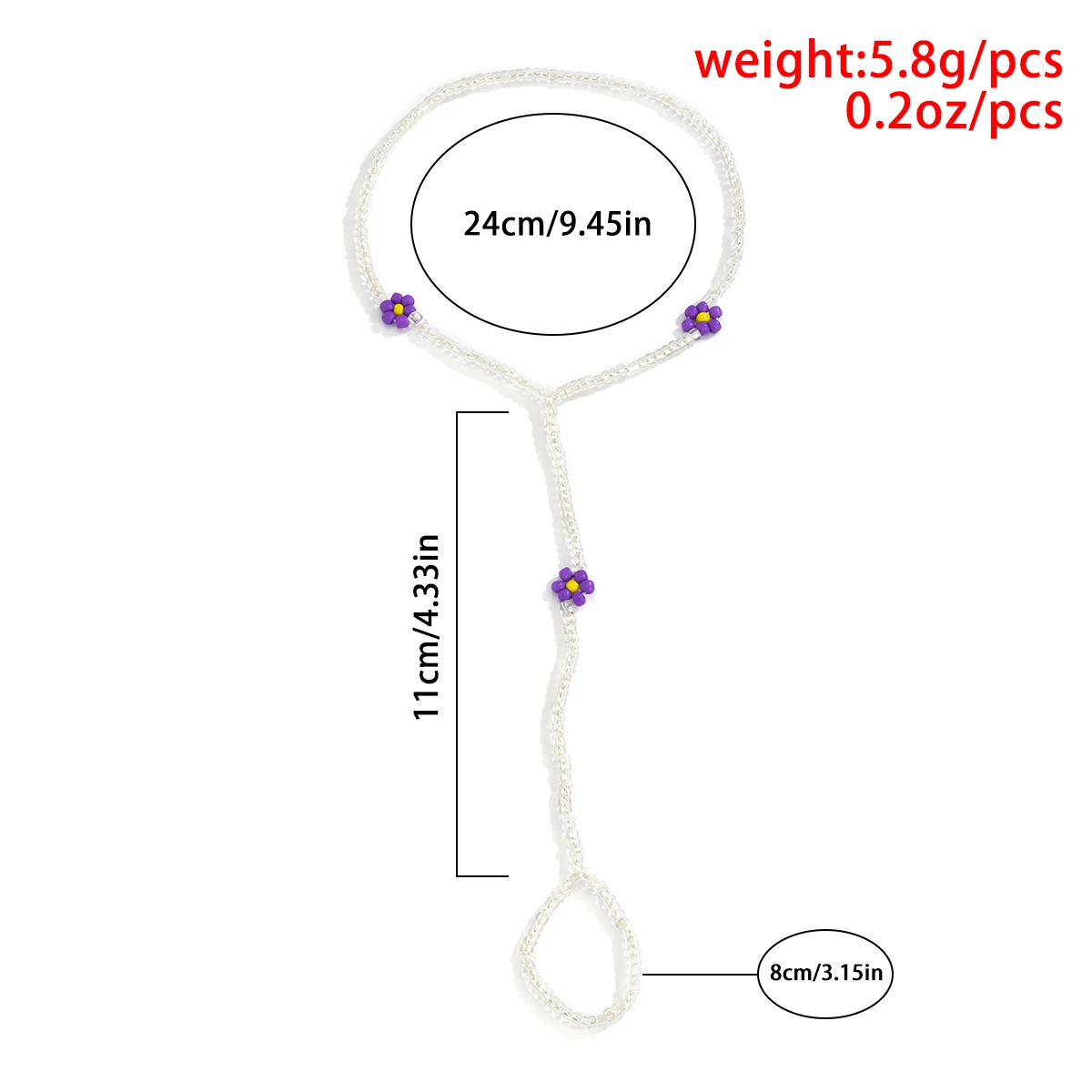 

2021 New Bohemian Colorful Flowers Seed Beads Sandals Foot Anklet Elasticity Anklet for Women Summer Leg Chain Female Jewelry