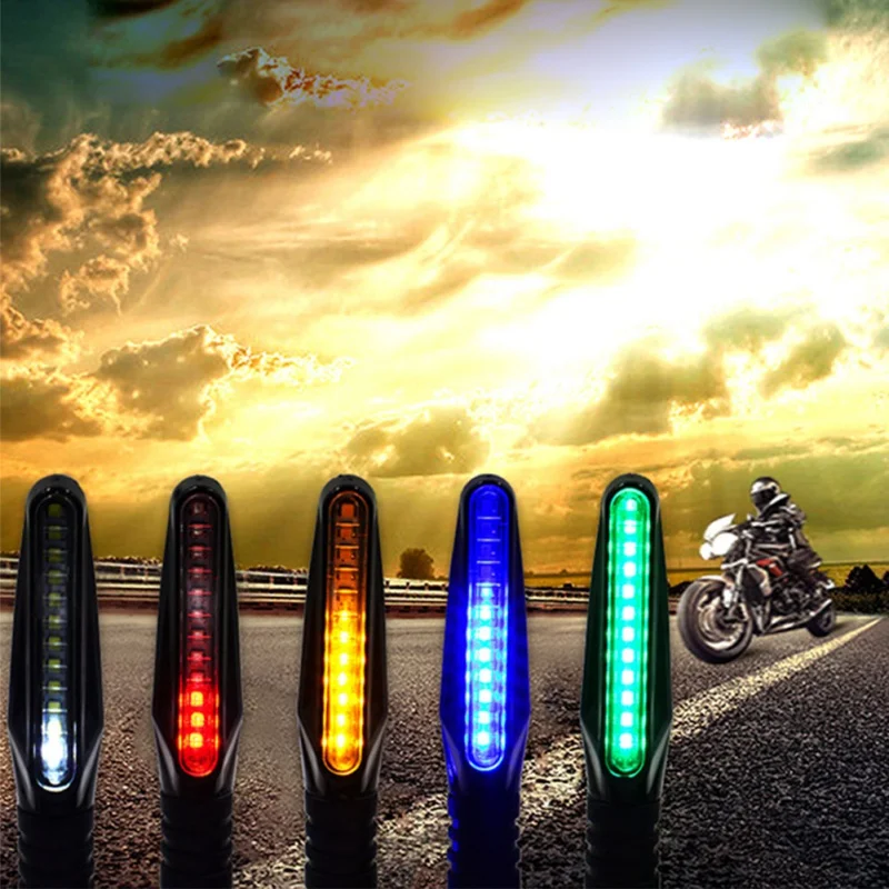 Мотоцикл модифицированный сигнал поворота Задний фонарь светодиодный мигающий