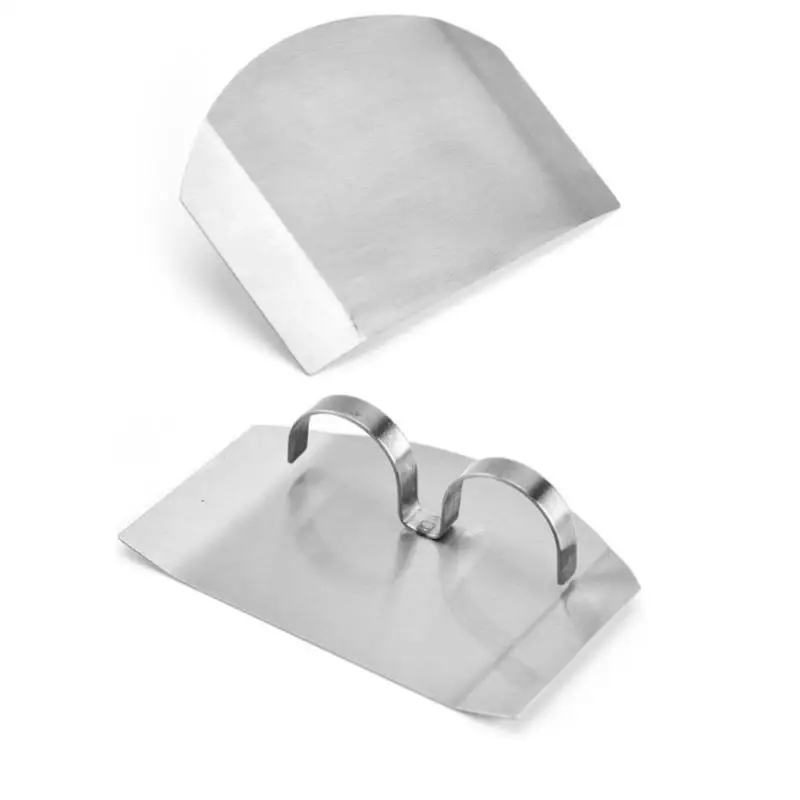 

Stainless Steel Finger Protector Hand Protector Tool Multi-purpose Two-finger Anti-cut Hand Finger Guard Kitchen Accessories