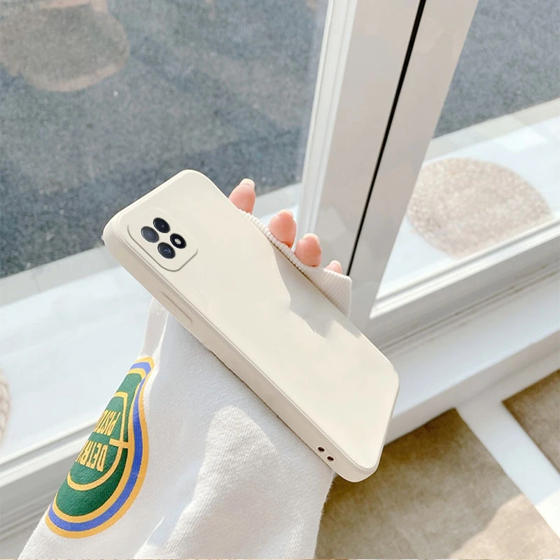 new liquid silicone phone case for oppo a72 a92s r17 r17pro a11 a11x phone camera protection soft shell cover reno 5pro ace free global shipping