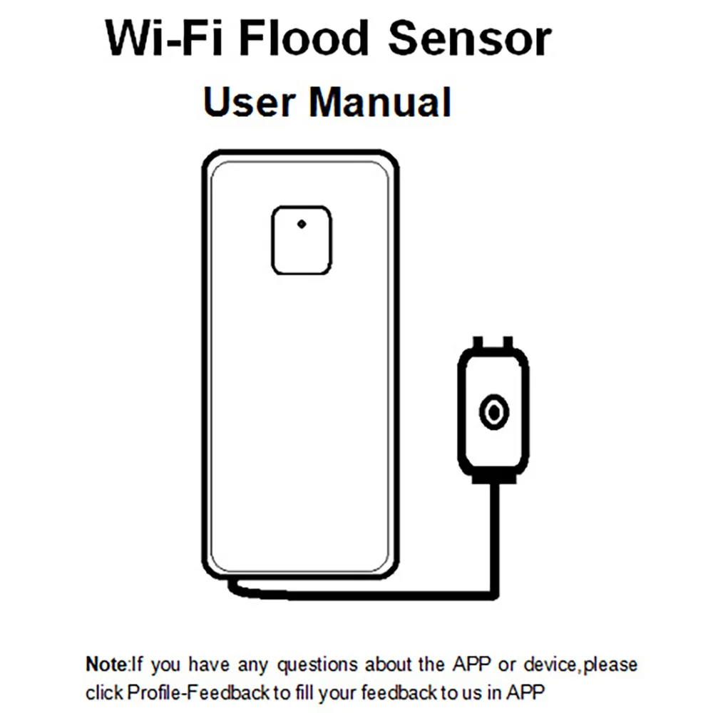 Wifi Water leakage detector sensor Home security Flood Overflow Alarm app notification | Безопасность и защита