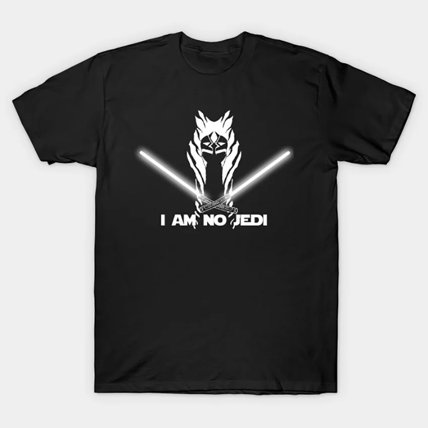 Футболка Я не джедай футболка Ahsoka Tano клон войн ahsoka световой меч мятежники джедаев