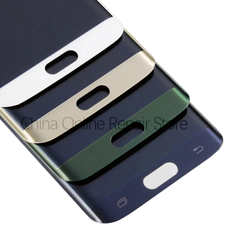 5.1'' тачскрин дисплей экран для SAMSUNG S6 Edge сенсорный дисплей LCD с тачскрином в рамке замена запчасти S6EDGE G925 G925F белый золотой синий зеленый
