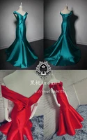 robe de soiree cap sleeve satin red long mermaid 2018 new hot sexy prom gown formal vestido de festa longo bridesmaid dresses