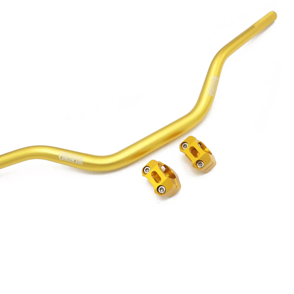 H 11/8 ''рукоятка 28 мм Pro Taper руль ручки металлические зажимы Pad MX для мотокросса для YAMAHA YZ125 YZF WR WRF TTR 250 450 - Цвет: H
