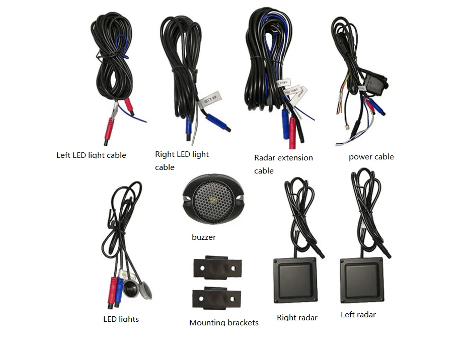 Система обнаружения слепых зон для автомобиля система радаров BSD BSA BSM