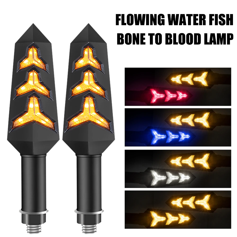 

Universal LED Motorcycle Turn Signal Light 12V Waterproof Amber Flasher Indicator Blinker Rear Lights Lamp Accessories M10 Bolt