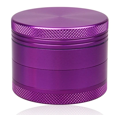 63mm purple Алюминиевый сплав 4 части 50 или 63 мм Chicha Металл Розовый точильщик табака дыма Cachimba сигареты 63 мм синий Точильщик специальное предложение - Цвет: 63mm purple