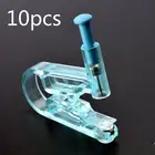 Пистолет Для Пирсинга Ушей одноразовый, асептический инструмент синего цвета для безболезненного и воспалительного прокола ушей, пистолет для прокола, 10531 шт.