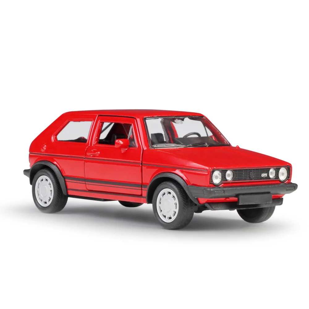 Металлическая литая модель автомобиля WELLY 1:36 Volkswagen Golf I GTI из сплава для