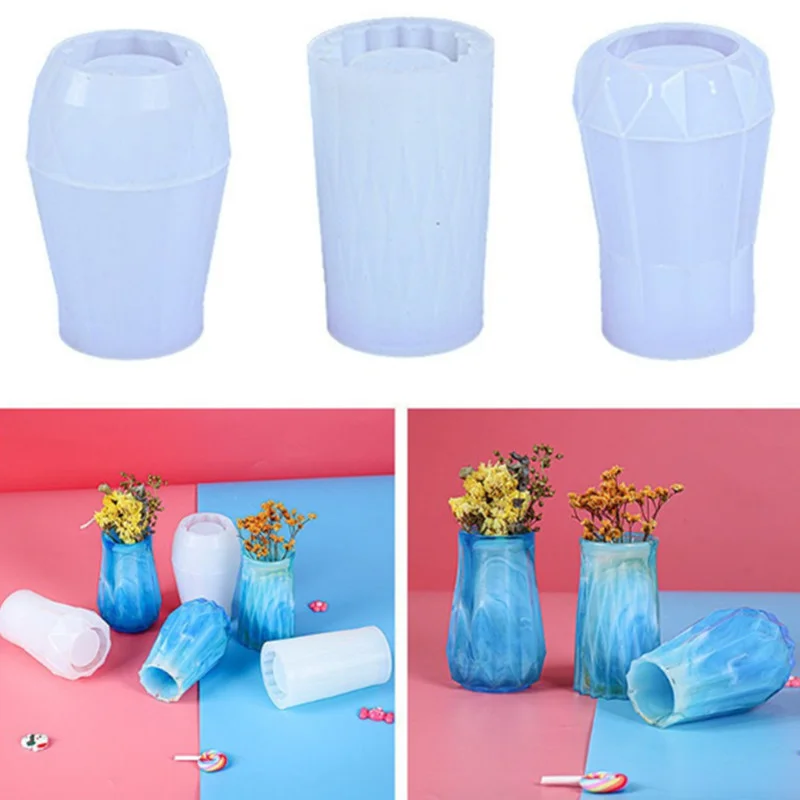 

Силиконовая форма в форме вазы, «сделай сам», эпоксидная смола, разнообразие украшений для стола, ремесла, форма для эпоксидной смолы, украшение для комнаты, силиконовая форма