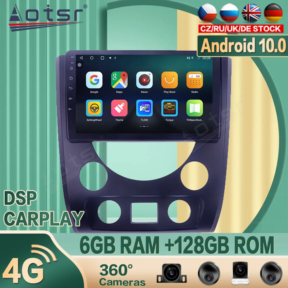 Автомагнитола для Ssangyong Rexton 2014 + Android с GPS навигацией и камерой 360|Автомагнитолы| |