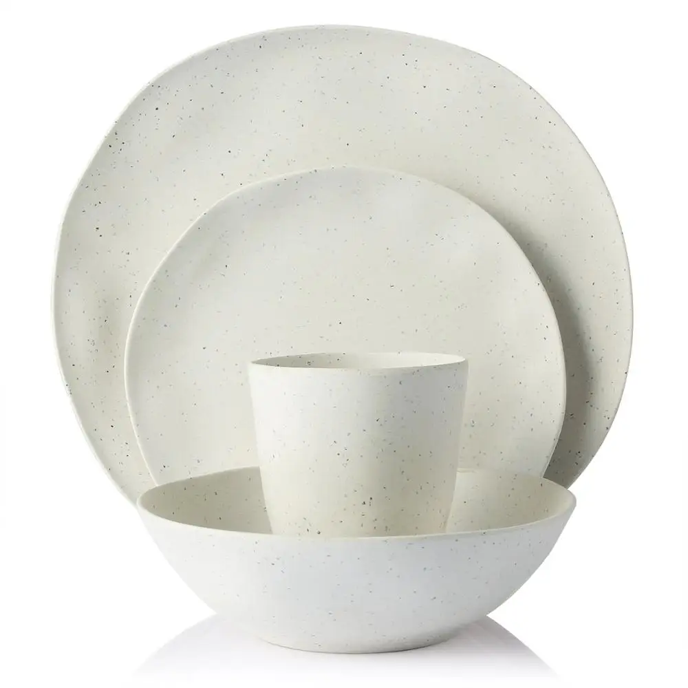 Европейская посуда 4 шт. на 1 человека из бамбукового волокна бытовые простые