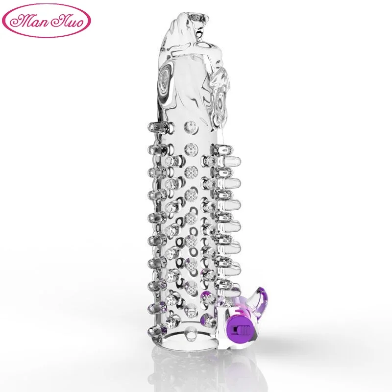 Силиконовый вибратор для мужчин искусственная кожа манжеты пениса